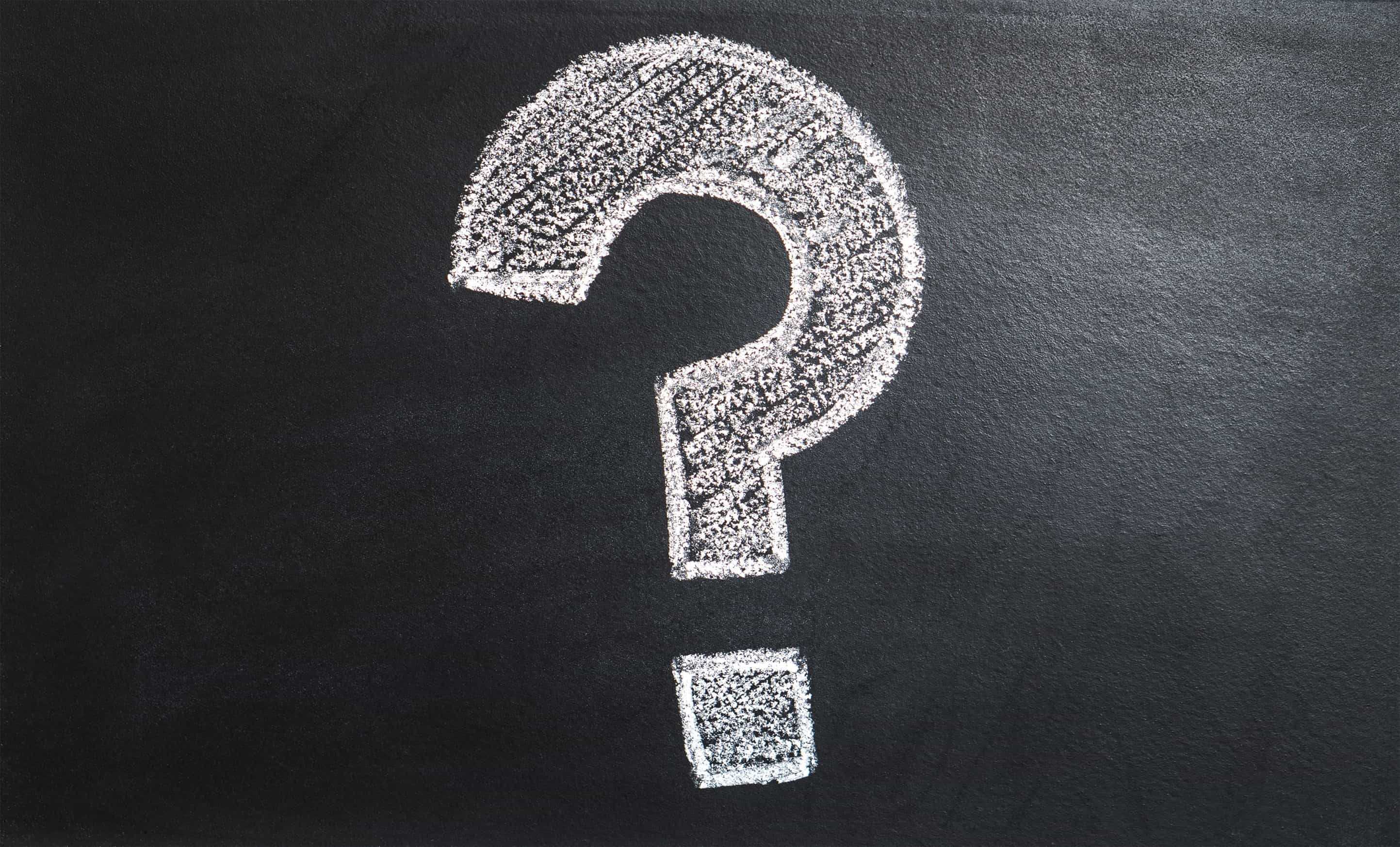 Question Mark on Chalk Board - By PixaBay